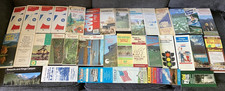 Lot of 35 Vintage Road Maps and Tourist Travel Guides - NO DUPLICATES