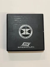 Speedplay X5 road bike pedals with chrome-moly spindles and cleats- used