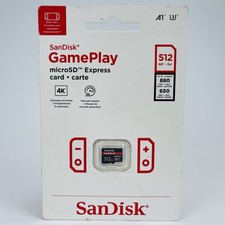 SanDisk MicroSD Express 512 GB GamePlay Memory Card BRAND NEW 