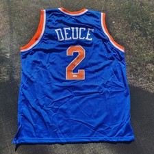 New York Knicks  Miles “Deuce”McBride Jersey JSA Certified Size XL
