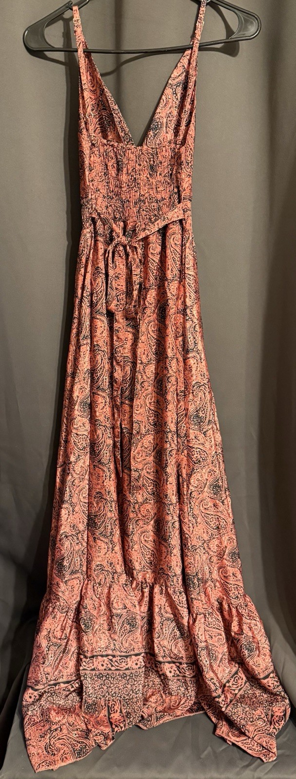 Pink/Black Patterned Women’s Adjustable Spaghetti… - image 2