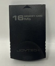 Vintage Joytech Nintendo GameCube 16MB Memory Cube / Card Black Tested Black