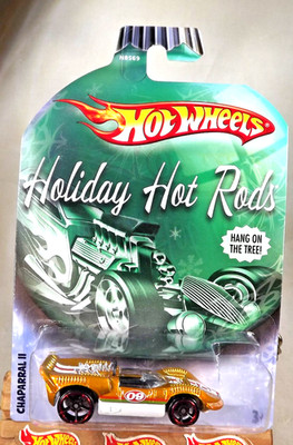 2010 Hot Wheels Holiday Hot Rods CHAPARRAL II Gold w/Black OH5 Spoke Wheels