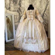 Rococo Marie Antoinette Ball Gown Champagne Victorian Historical Cosplay Dress