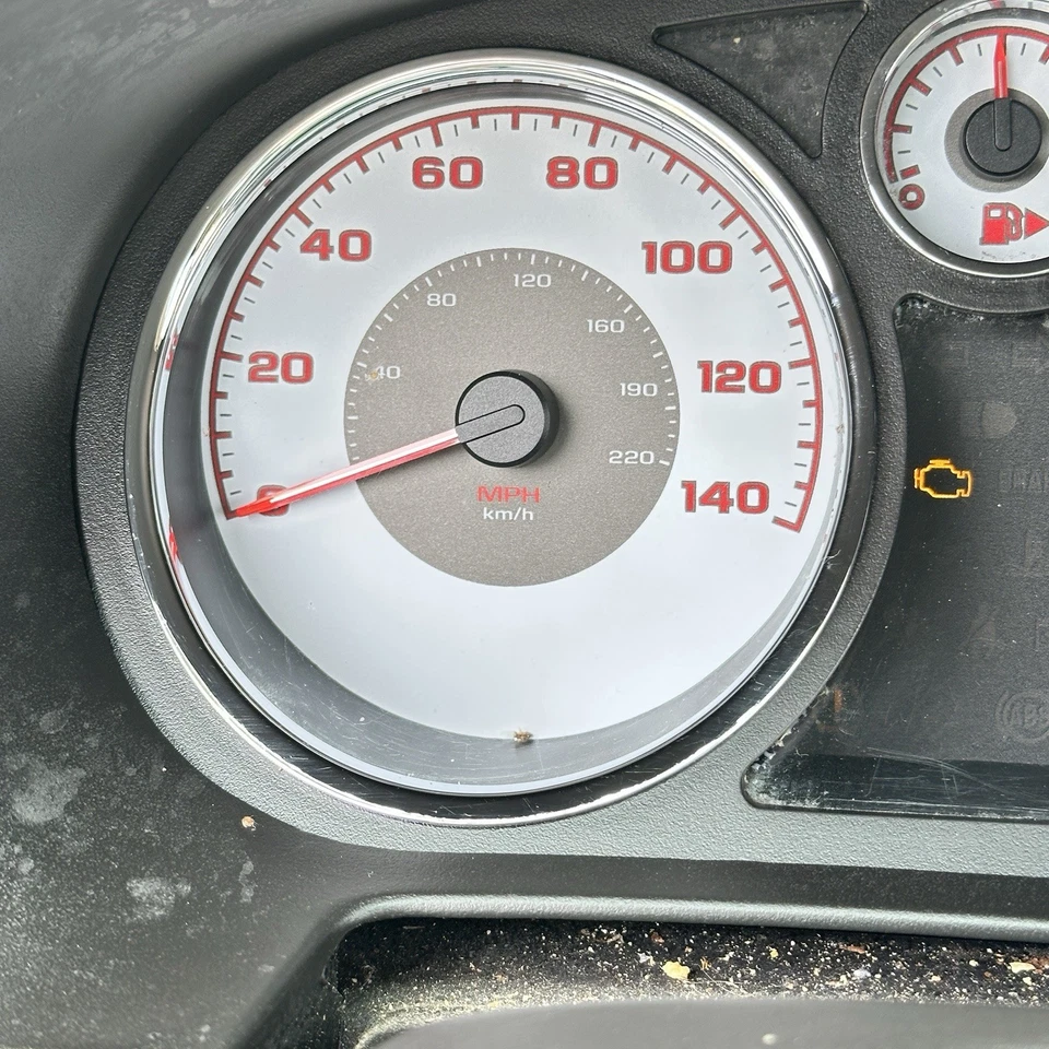 Pontiac G5 2008 cupé manual OEM velocímetro cuadro de instrumentos 166 k 08 09 Foto 3 de 4