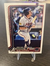 2025 Topps Update DRAKE BALDWIN - Rookie of Year - ROY - CANVAS - #US113 /50