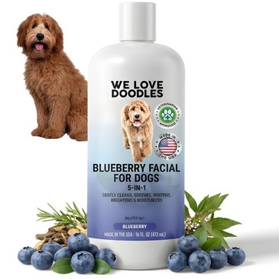 Tear Stain Remover Dog Shampoo - Brightens Coat, Cleans, Deodorizes, 16 oz