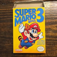 Super Mario Bros 3 NES Complete Cib In Box