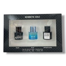Kenneth Cole Eau De Toilette Spray 3-Piece Set Gift 3 X 0.5oz./15ml New In Box