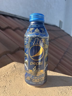 Pepsi Limited Edition Super Bowl LVI 2022 Los Angeles, California 16oz. Can BTL