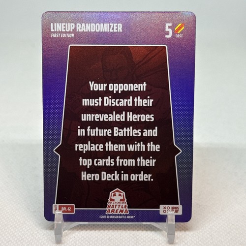 2025 Bo Jackson Battle Arena Update - Lineup Randomizer SSP Foil Play #BPL-12