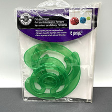 Loops Threads Pom Pom Maker 6 Pc 3 Sizes Yarn Craft Tool DIY Pompoms