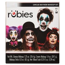 Rubies "Circus Mayhem Makeup Kit" 14 Pc Halloween Make-up Kit Halloween NEW
