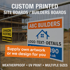 Custom Site Boards Builders Boards Construction Advertising Signs Outdoor 6mm