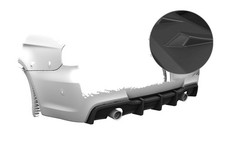 CSR Diffusor | Heckansatz mit ABE für BMW 3er E90 / E91 HA256-L Lackierung erfor