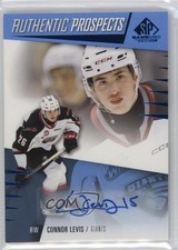 2023-24 Upper Deck SP Game Used CHL Edition Blue Connor Levis #29 Auto 1ik9