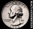 1963-D Washington Quarter- Silver- Choice Gem Brilliant Uncirculated #J6325