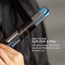 BLACK/BLUE - BABYLISS PRO NANO TITANIUM PRIMA3000 HAIR STRAIGHTENER 1 1/4"