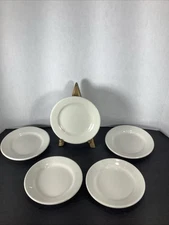 Set Of 5~Homer Laughlin Best China®️ 5.5” Side Plates~Ivory