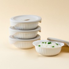 LocknLock Easy Meal Ceramic Rice Bowl 355ml 4...