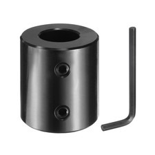 Shaft Coupling, 7/8" Bore 1-3/4" OD 2" Length with Hex Wrench 2 Screws 