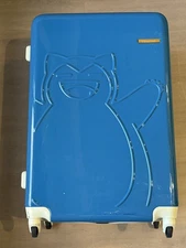 Pokemon Snorlax Suitcase Blue Travel Luggage 95L - Used Once, US, PK-0086-69