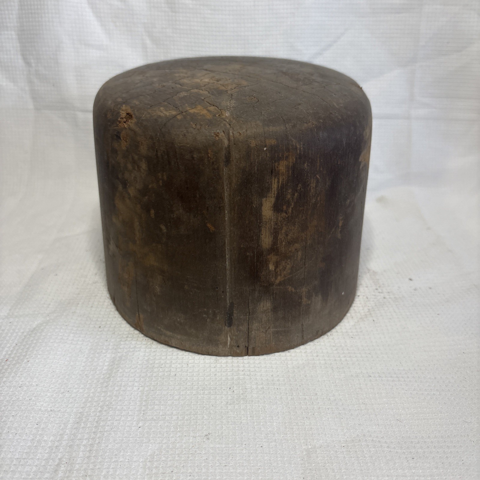 Vintage Antique ~ Wooden Wood Hat Mold Millinery Hat Block Form / Store Display