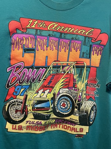 Vintage 1990s Chili Bowl US Midget Nationals Tulsa Raceway 1997 Size XL
