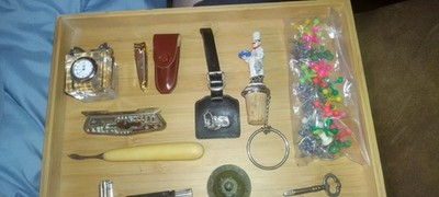 Vintage collectable Chevy,, Bassett, Gillette, Sewing Key, Cross, Bucyrus-Erie