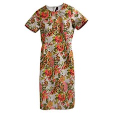 Stella Mccartney Floral Jacquard Midi Dress In Polyester Women Multicolo Size