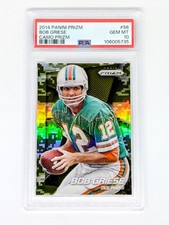 2014 Panini Prizm Camo Prizm #56 Bob Griese PSA 10 SSP Miami Dolphins HOF POP 1