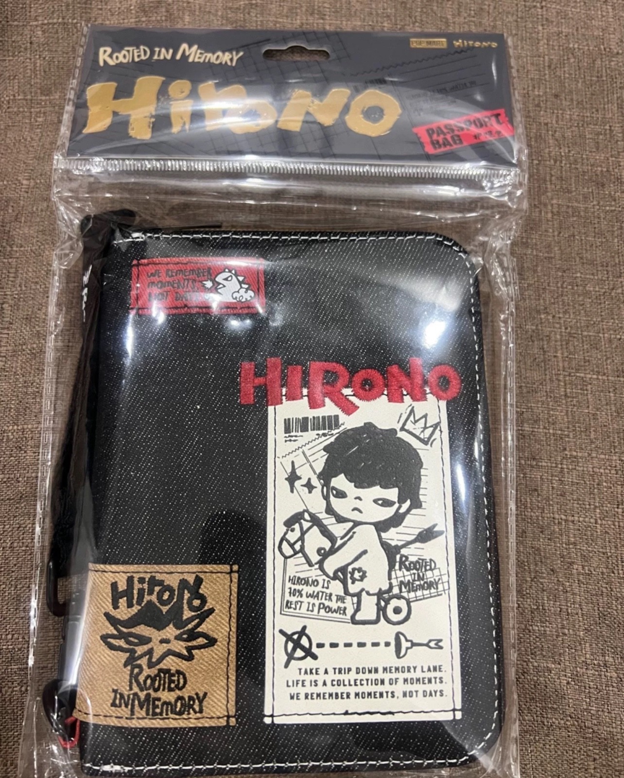 Hirono Echo Series Passport Bag Pop Mart New