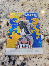 2015 Panini Stars and Stripes - Crusade Blue #40 Gray Fenter (RC)