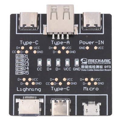 MECHANIC DT3 USB Data Cable Detection Board Short Circuit On-Off Switching Teste