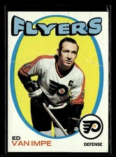 1971-72 Topps - #126 Ed Van Impe - Philadelphia Flyers