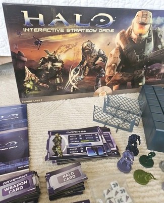 Halo Interactive Strategy Game 2008 Microsoft W/dvd Board Game 100% Complete 