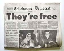 1981 Jan 21 Tallahassee Democrat -  IRAN Hostages Freed - Reagan Sworn In