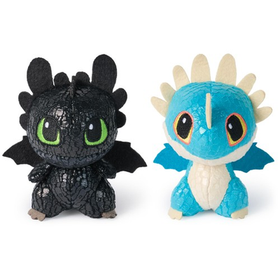 #ad How to Train Your Dragon Mini Plushies Toothless amp; Deadly Nadder 2 Pack 3” ... $18.28