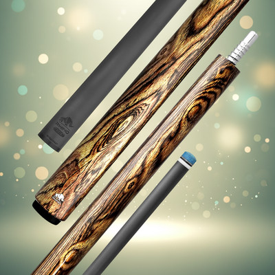  RHINO RETRÔ BOCOTE POOL CUE   WRAPLESS   RETRO CLUB STYLE 