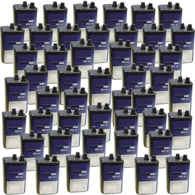 WEMAS ABSPERRTECHNIK GMBH 48 X 6V-Batterie 4R25 Trockenbatterie 6 Volt Blockbatterie Zink-Kohle Baustelle