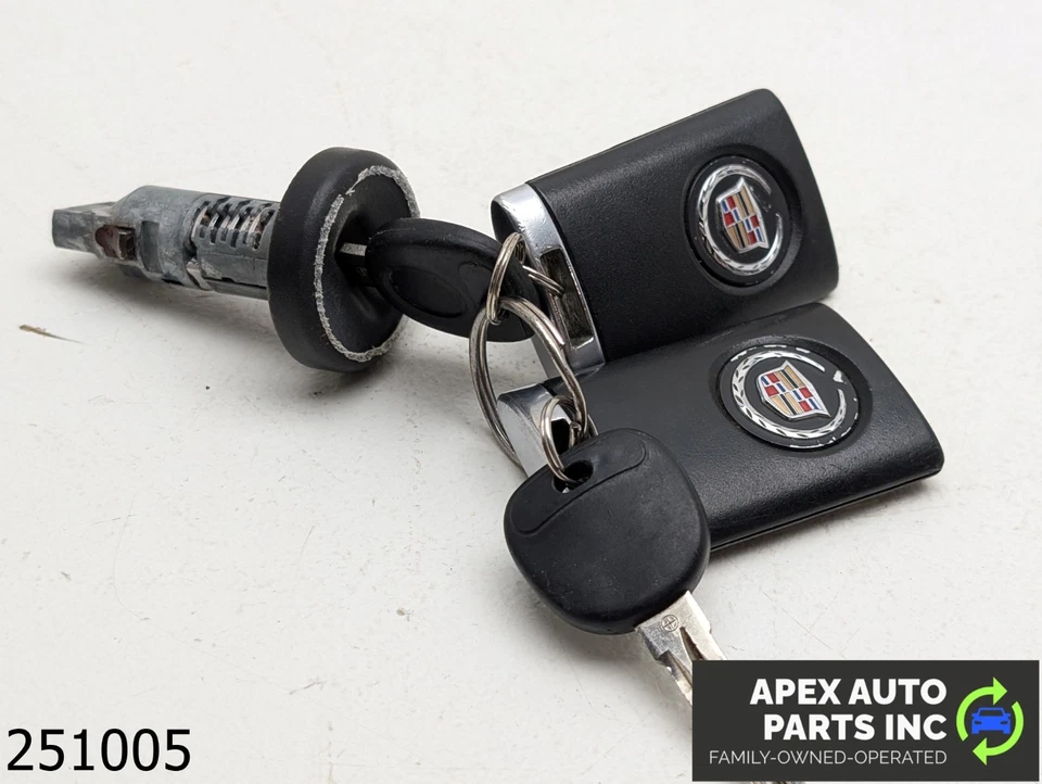 OEM 2006-2011 Cadillac DTS 4,6 L INTERRUPTOR DE BLOQUEO DE ENCENDIDO CILINDRO CON LLAVES Foto 4 de 4