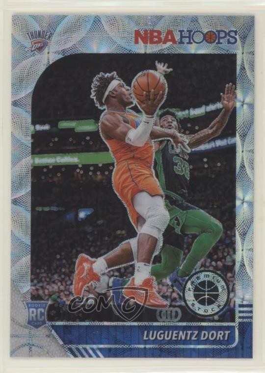 2019 NBA Hoops Premium Stock Silver Scope Prizm Luguentz Dort #213 Rookie RC 7iu