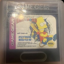 The Simpsons: Bart Simpson vs. the World [Sega Game Gear] With Case