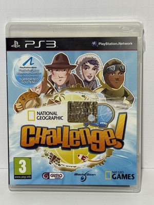 MINT NATIONAL GEOGRAPHIC CHALLENGE GAME (PS3) UK Version REGION FREE FOR USA