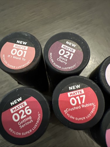 7 PACK MIXED LOT REVLON SUPER LUSTROUS LIPSTICK~MATTE!!~New Sealed~ - Picture 3 of 4