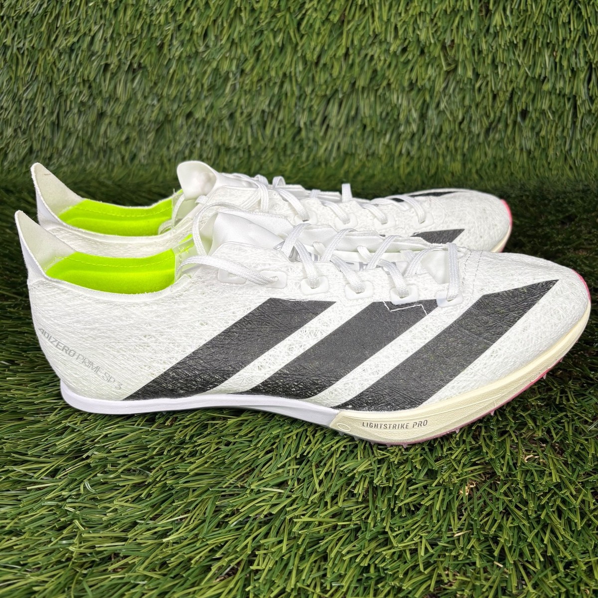 アディゼロprimeSP3 Adidas Adizero Prime SP 3 Strung Mens 7 / Womens 8 Sprinting Shoes