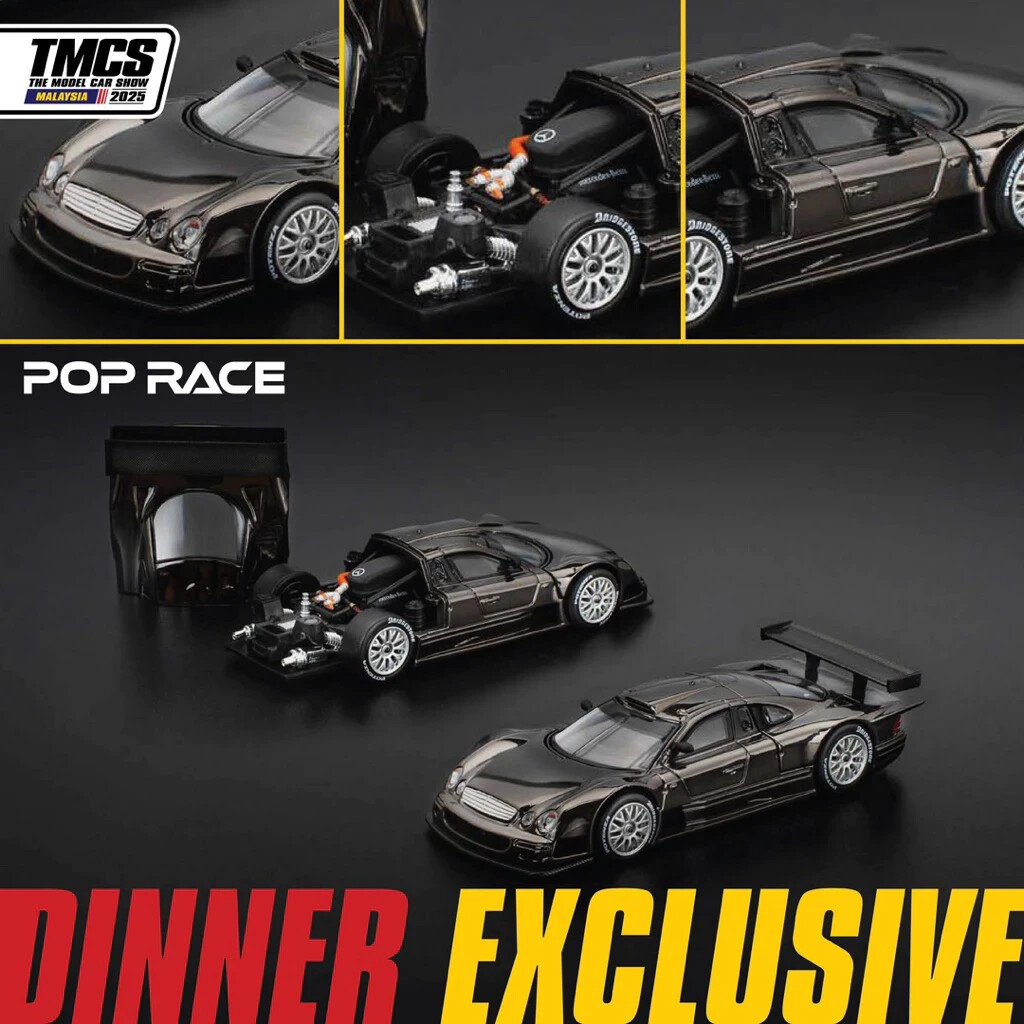 POP RACE - TMCS 2025 Dinner Exclusive Mercedes CLK GTR Black