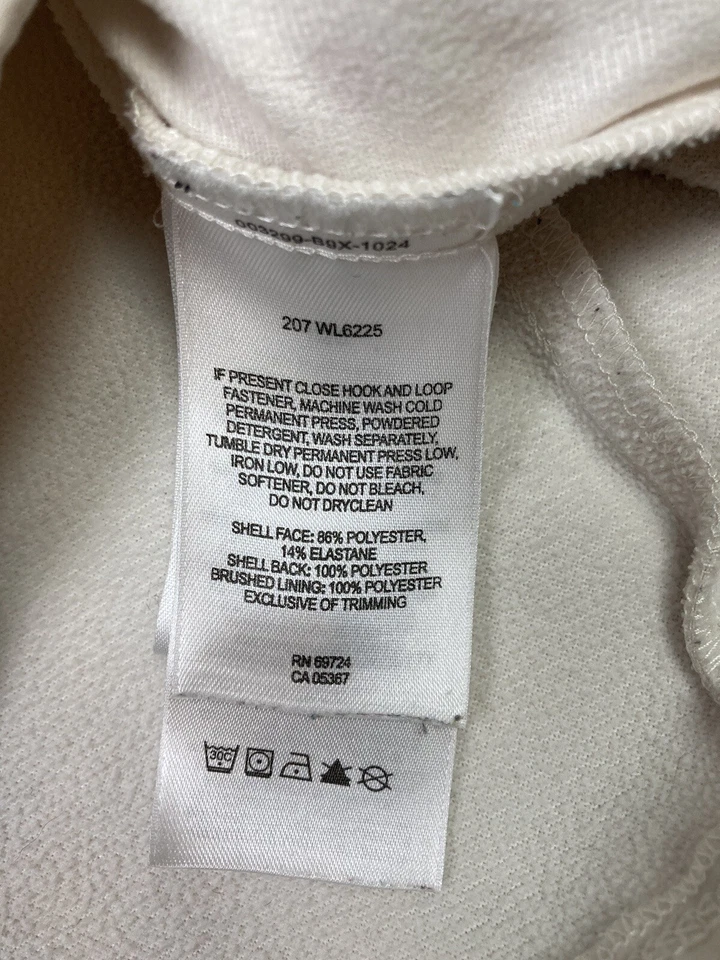 Chaqueta Columbia Titanium para mujer grande marfil elástica forrada de vellón softshell Foto 4 de 4