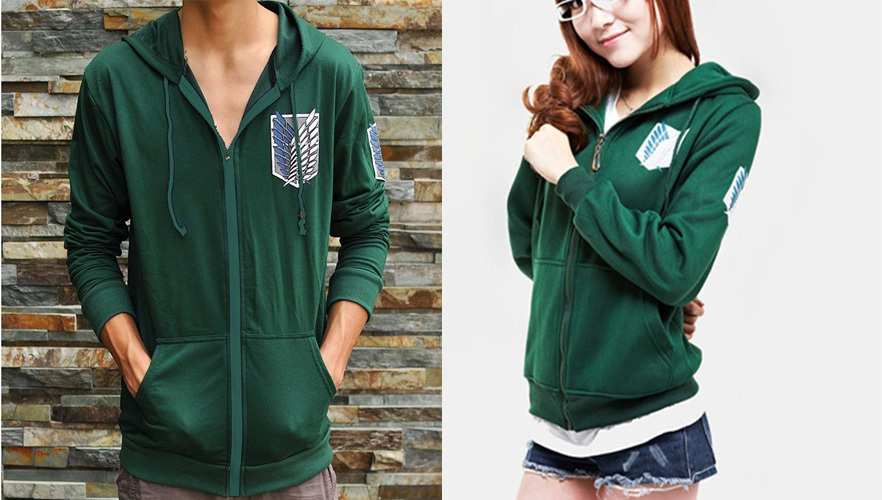 Attack on Titan Scouting Legion Cosplay Hoodie Jacket Mens Ladies Designer Hoody Attack on Titan Scouting Legion Cosplay Hoodie Jacket Mens Ladies Designer Hoody