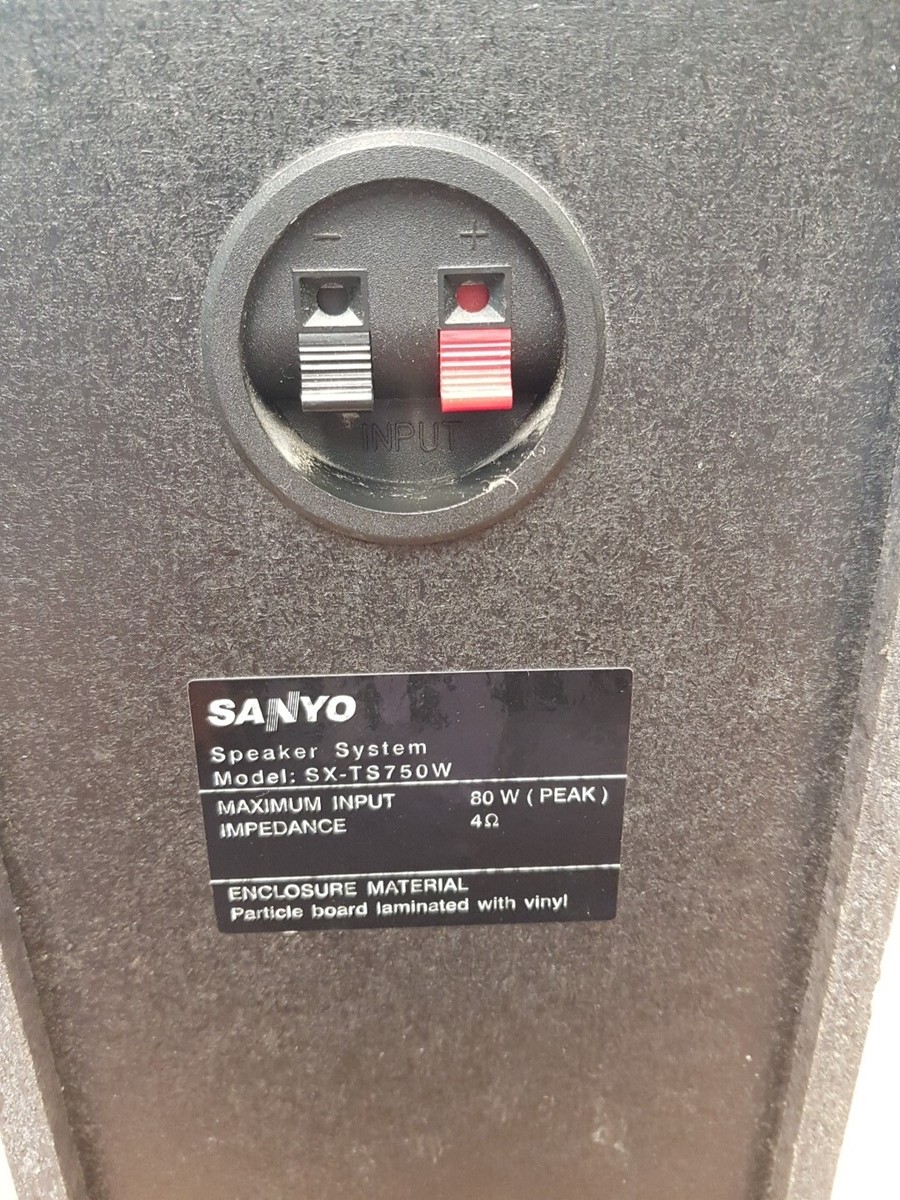 Sanyo Subwoofer System - Silver- Unit Only (SX-TS750W) | eBay Sanyo Subwoofer System - Silver- Unit Only (SX-TS750W) | eBay